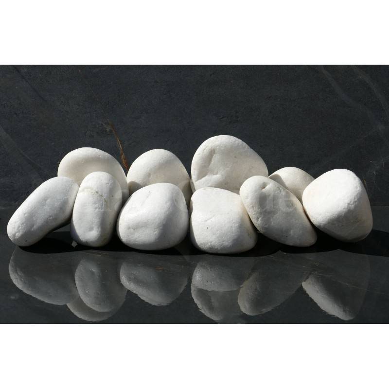 Gros Galet BLANC 100-200 - pack 20 Galet - Image 5