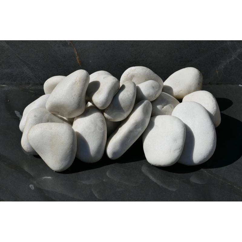 Gros Galet BLANC 100-200 - pack 20 Galet - Image 4