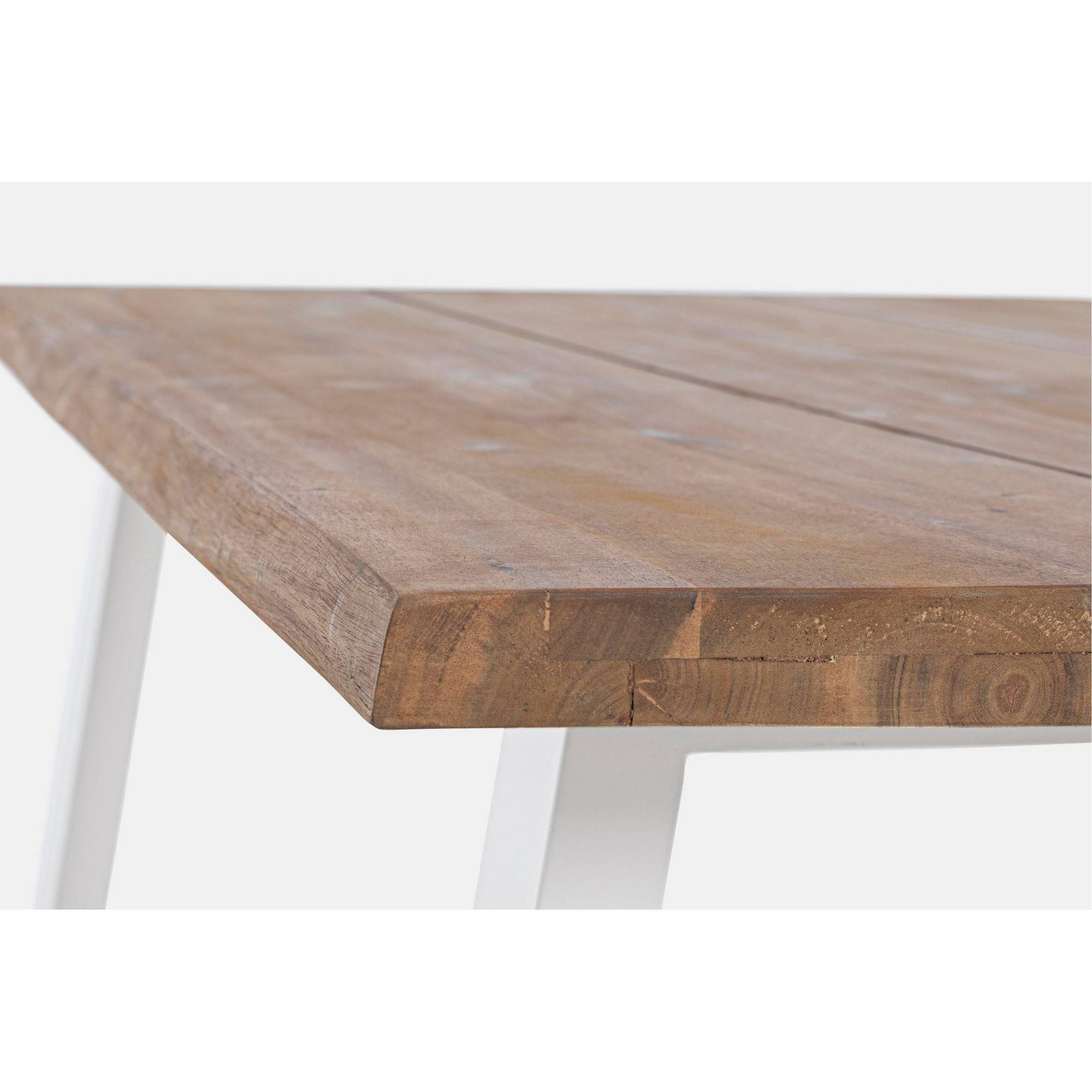 Autre - Table de jardin rectangulaire en bois et métal L200 8 personnes - OLERON - Imagen 5