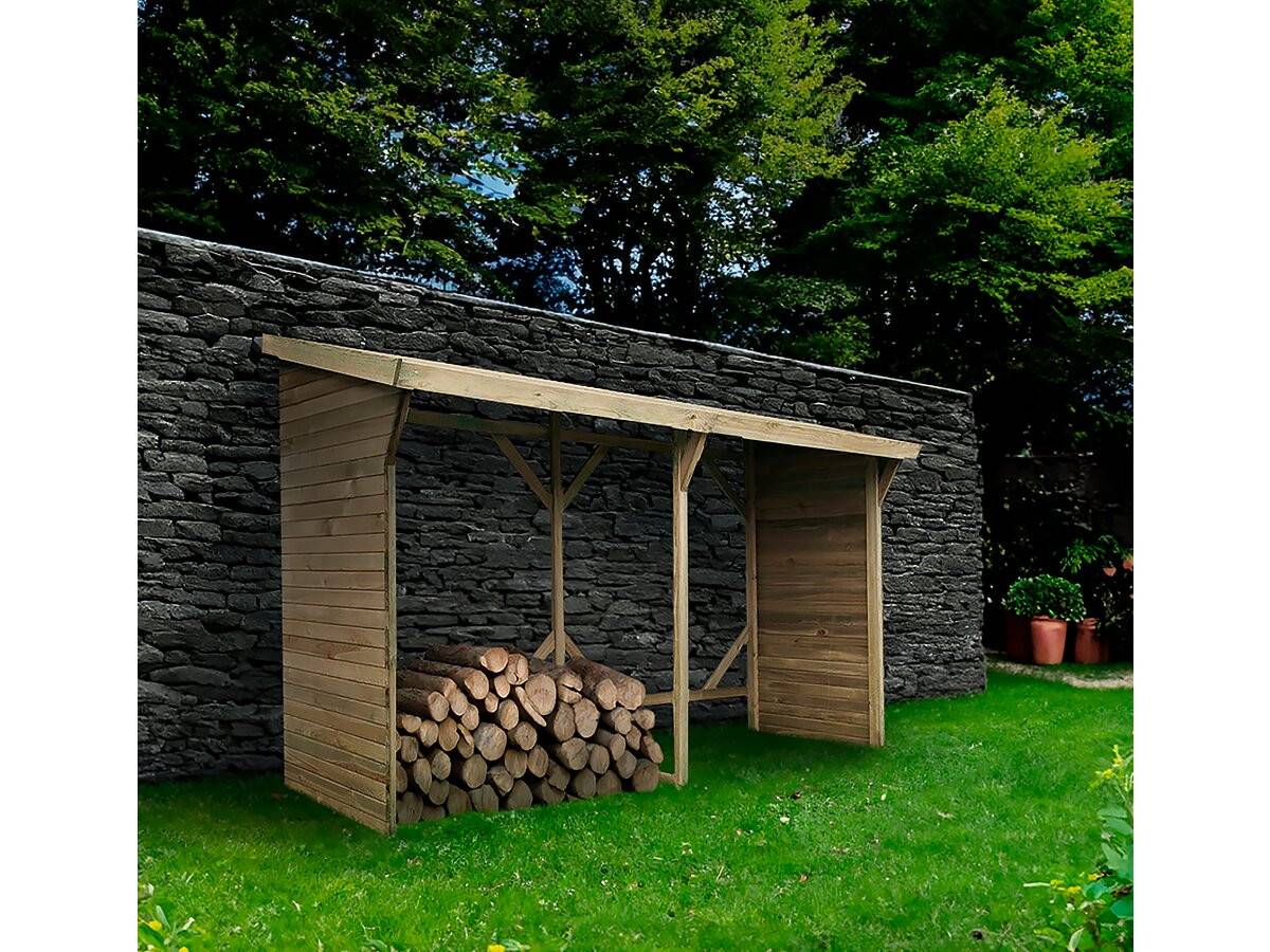 Habitat Et Jardin - Abri Bûches - 2.5 M² - 2.78 X 0.90 X 1.85 M- 5 Stères -habitat Et Jardin - Imagen 2