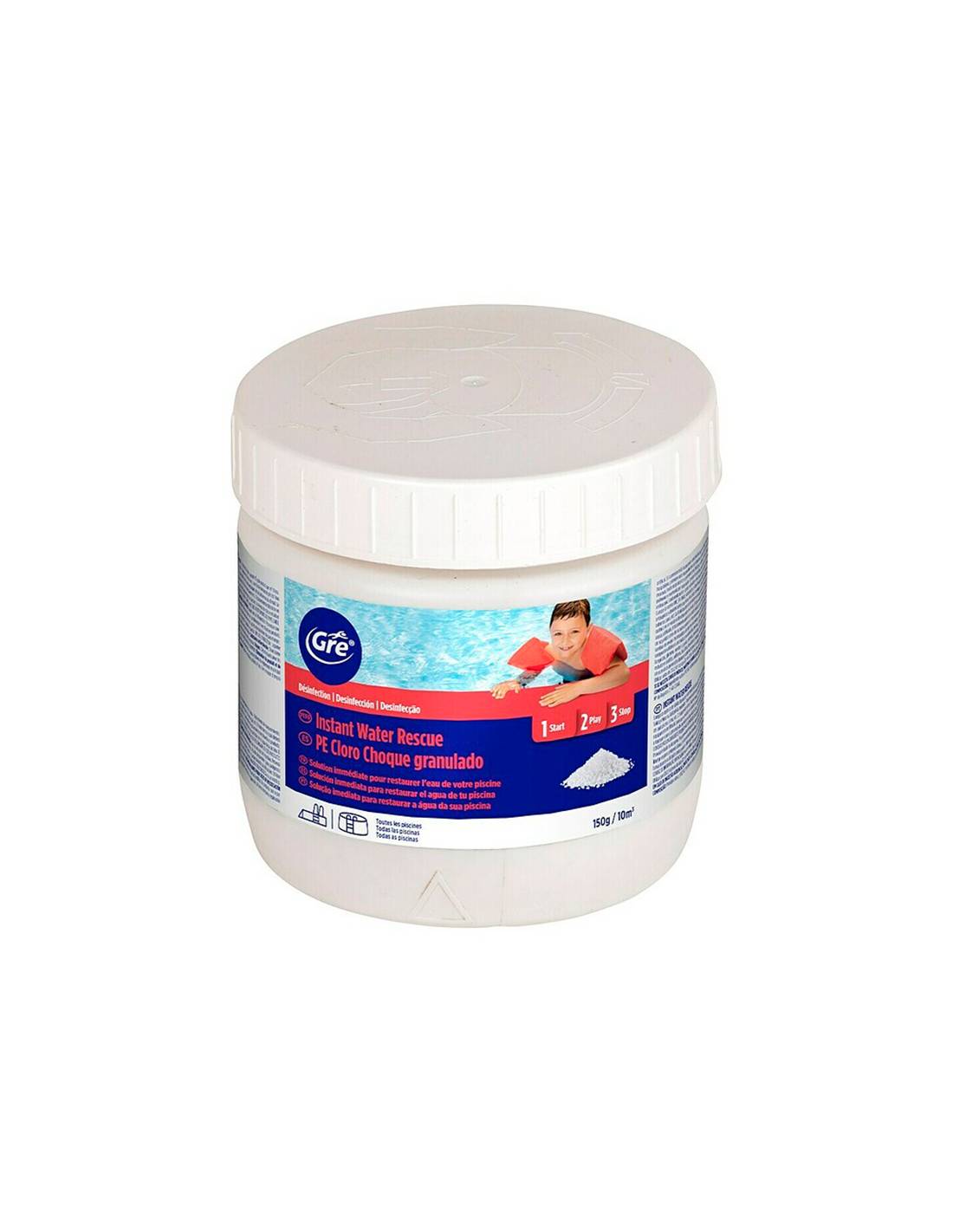 Chlore Choc Granulé Gre Traitement Rapide De L'eau De Piscine - Gre