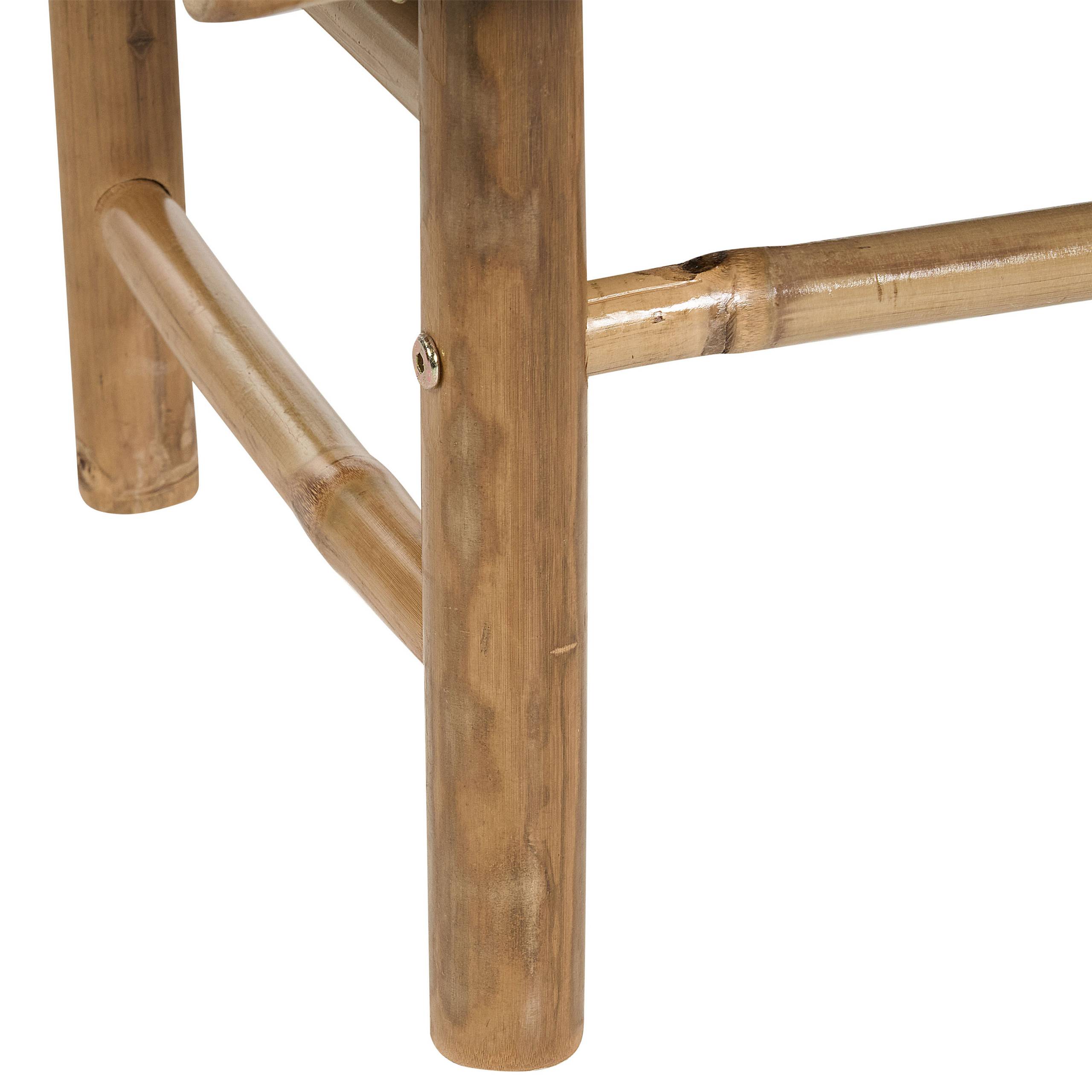 Table basse de jardin - Table extérieure TODI Bambou Marron - Image 6