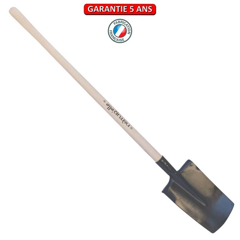 Outils Perrin - Bêche standard manche pomme 105cm- Bêche 28cm - Gris algue Outils Perrin