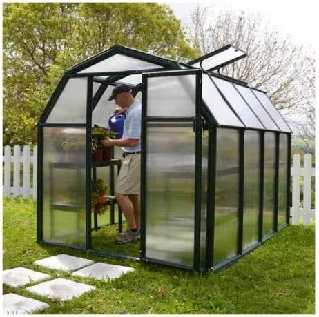 Canopia - Serre de jardin en polycarbonate Rion Eco Grow 5,36 m², Ancrage au sol Non - Image 1