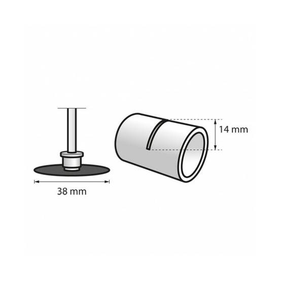 Disque à tronçonner pour métaux EZ SpeedClic 38mm DREMEL (x5) - Image 2