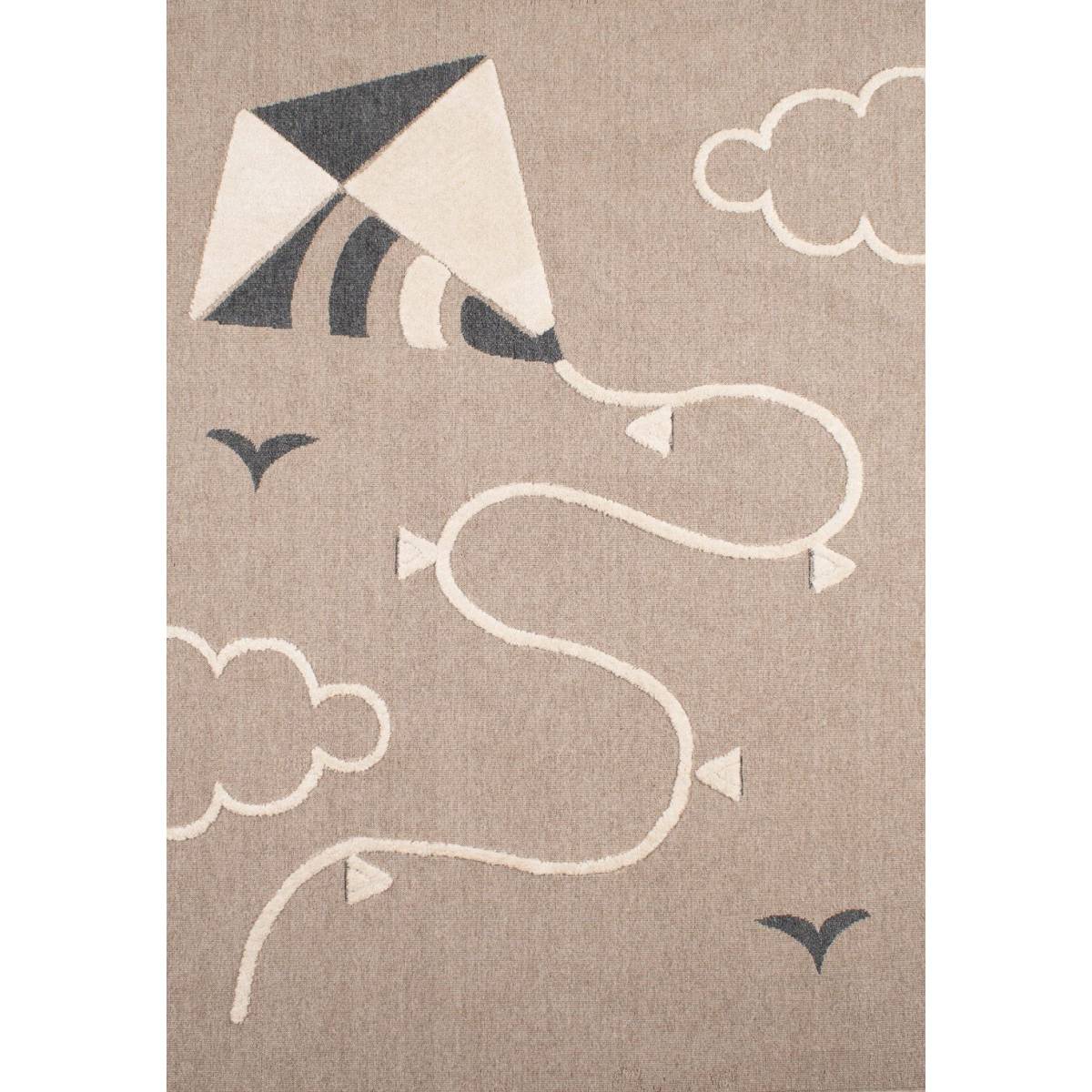 Jardindeco - Tapis intérieur en polyester Fantine cerf volant 160 x 230 cm - Imagen 1