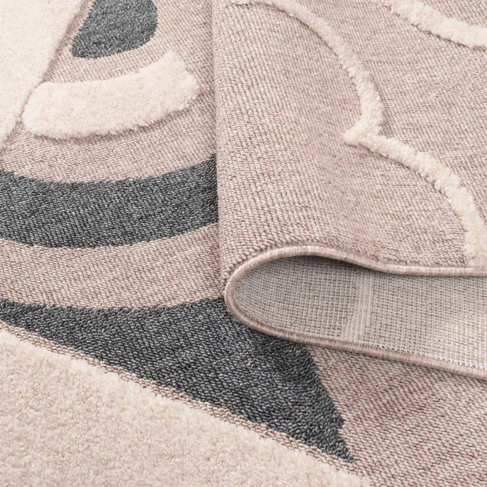 Jardindeco - Tapis intérieur en polyester Fantine cerf volant 160 x 230 cm - Imagen 2
