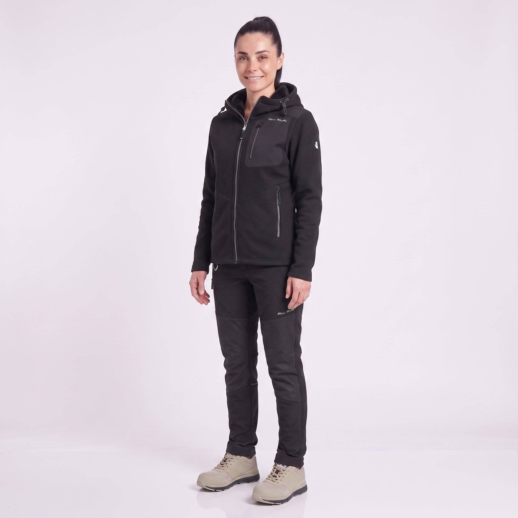 Nineworths - LEXY - GILET DE TRAVAIL - 1447 | Noir chiné