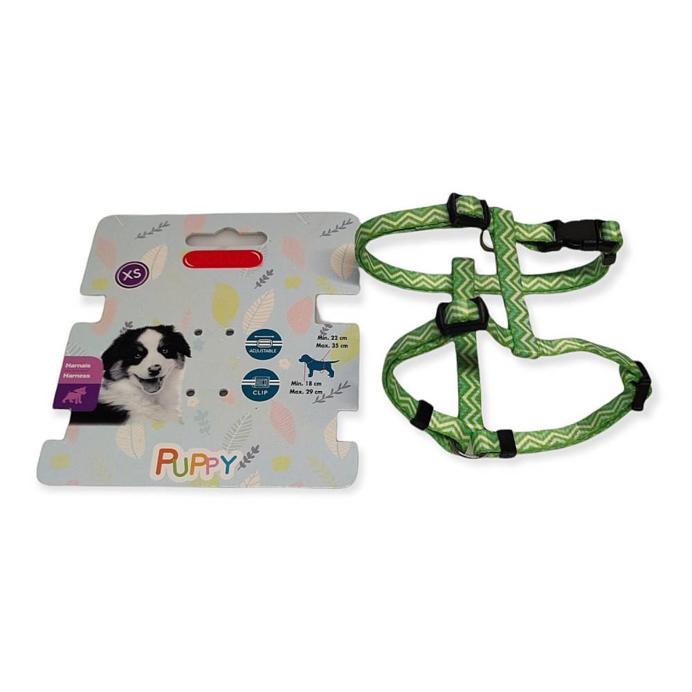 Harnais vert PUPPY PIXIE xs 8 mm 18 à 29 cm pour chiots - Image 2