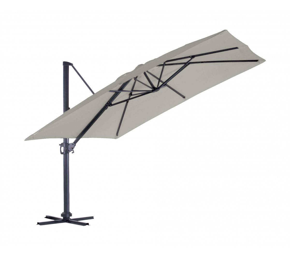 Parasol déporté 4x3m - Lin en Aluminium - LUXEKING - Imagen 3