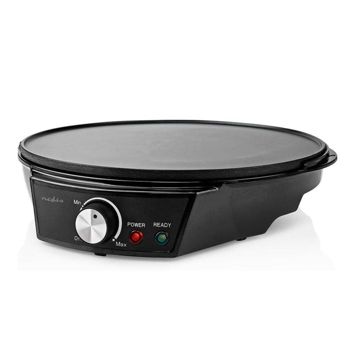 Crêpière électrique 1200W Ø30 cm Machine à crêpes Métal revêtement anti-adhésif NEDIS - Imagen 4