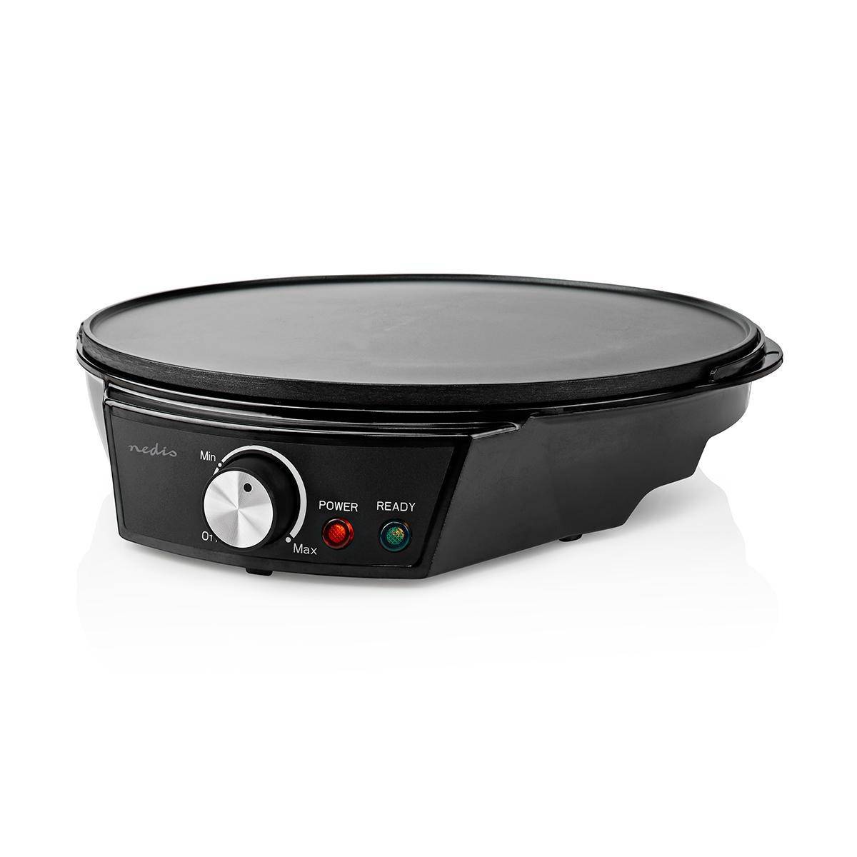Crêpière électrique 1200W Ø30 cm Machine à crêpes Métal revêtement anti-adhésif NEDIS - Imagen 5