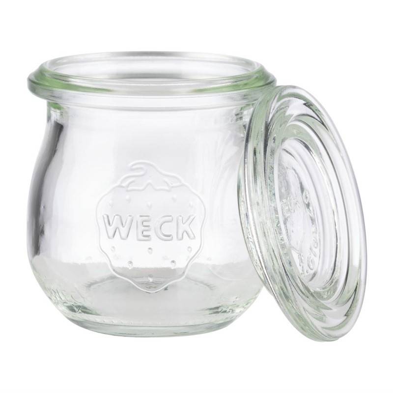 Bocaux en Verre Tulipe avec Couvercle Weck 75mL Lot de 12 APS - Image 1