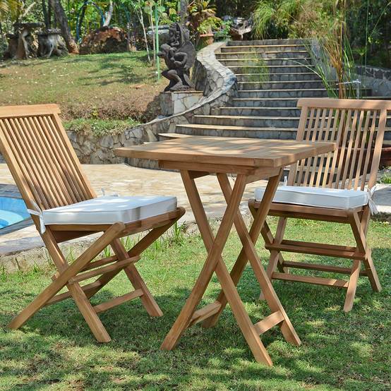 Teck'Attitude - Salon de jardin en teck massif Sawu, 2 places - TECK'Attitude - Imagen 8