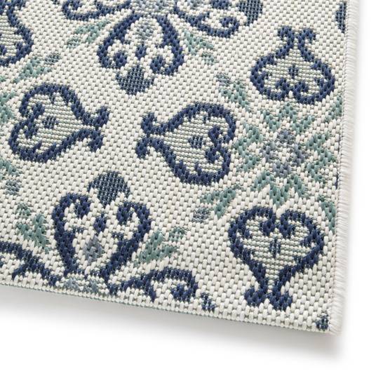 Decoweb - Tapis d'extérieur et intérieur - Louisette - Bleu et vert - 200 x 290 cm - Decoweb - Imagen 6