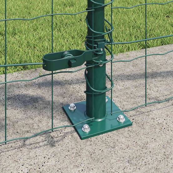 Clôture avec poteau Acier et PVC Vert 0,8 x 10 m, Poids :12.96kg - PANGIVO - Image 4