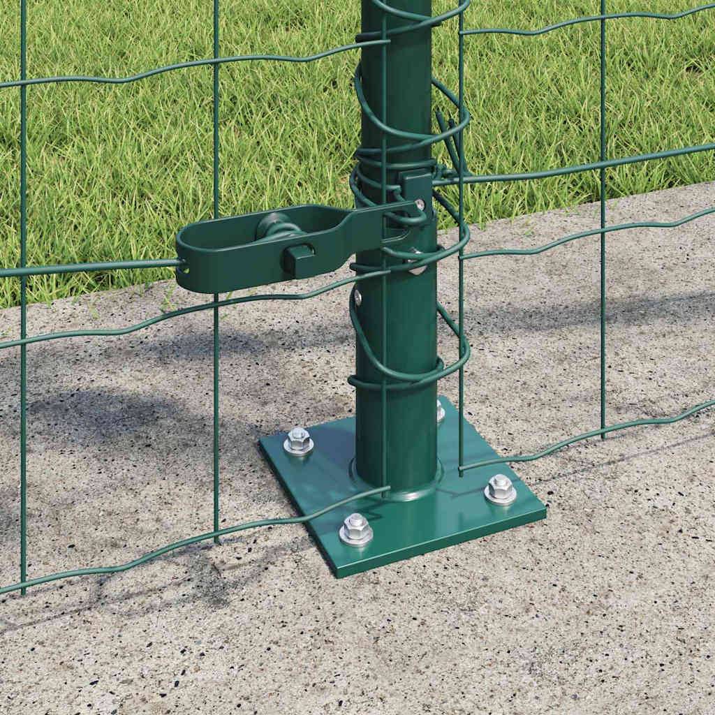 Clôture avec poteau Acier et PVC Vert 0,8 x 10 m, Poids :12.96kg - PANGIVO - Image 4