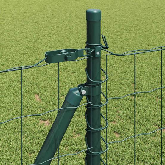 Clôture avec poteau Acier et PVC Vert 0,8 x 10 m, Poids :12.96kg - PANGIVO - Image 5