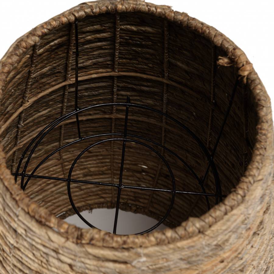 Macabane - ALIDA - Cache pot modèle moyen en tissage d'abaca naturel - Imagen 6