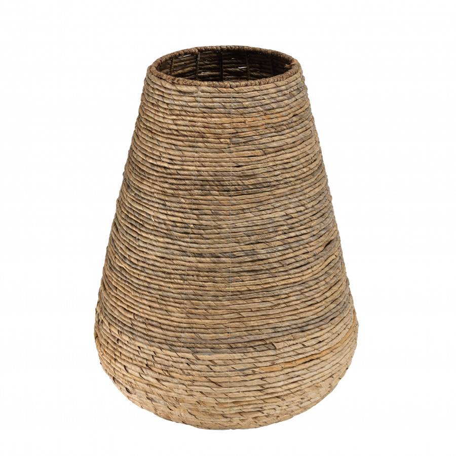 Macabane - ALIDA - Cache pot modèle moyen en tissage d'abaca naturel - Imagen 1