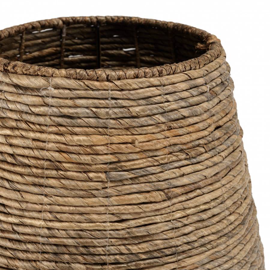 Macabane - ALIDA - Cache pot modèle moyen en tissage d'abaca naturel - Imagen 4