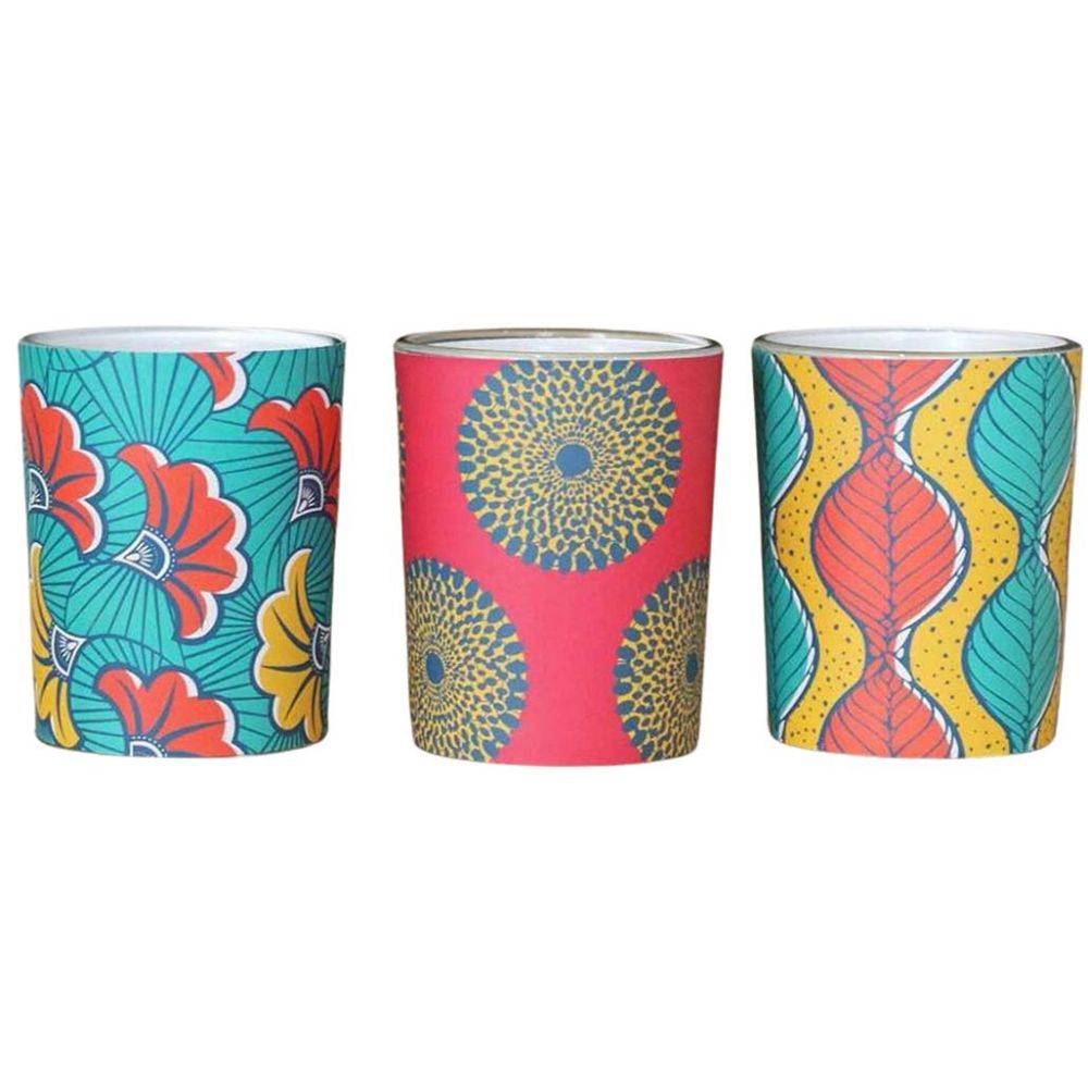 Sil - Set de bougies parfumées Votives Batik (2 lots de 3 bougies) Sil - Imagen 3