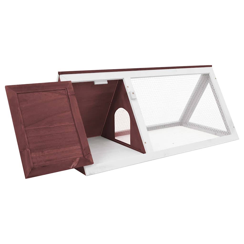 Vidaxl - Clapier Marron Bois vidaXL 170853 - Imagen 5