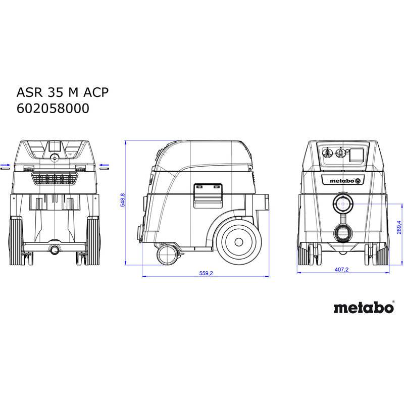 Metabo - Aspirateur ASR 35 M ACP METABO - 602058000 - Imagen 4