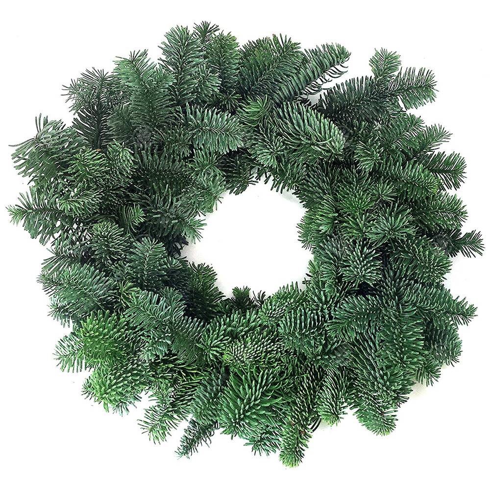 Gardenersdream - Couronne de sapin noble véritable (30 cm) - Décoration de porte ou fenêtre de Noël DIY Naturel Gardeners Dream - Image 1