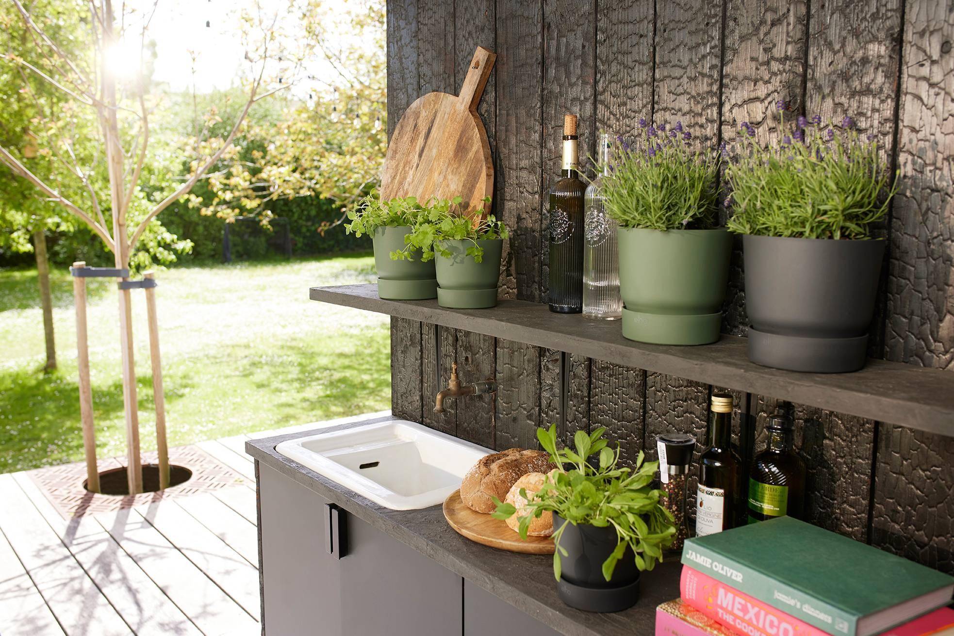 Pot elho Greenville Rond vert 14 cm- La Green Touch - Image 3