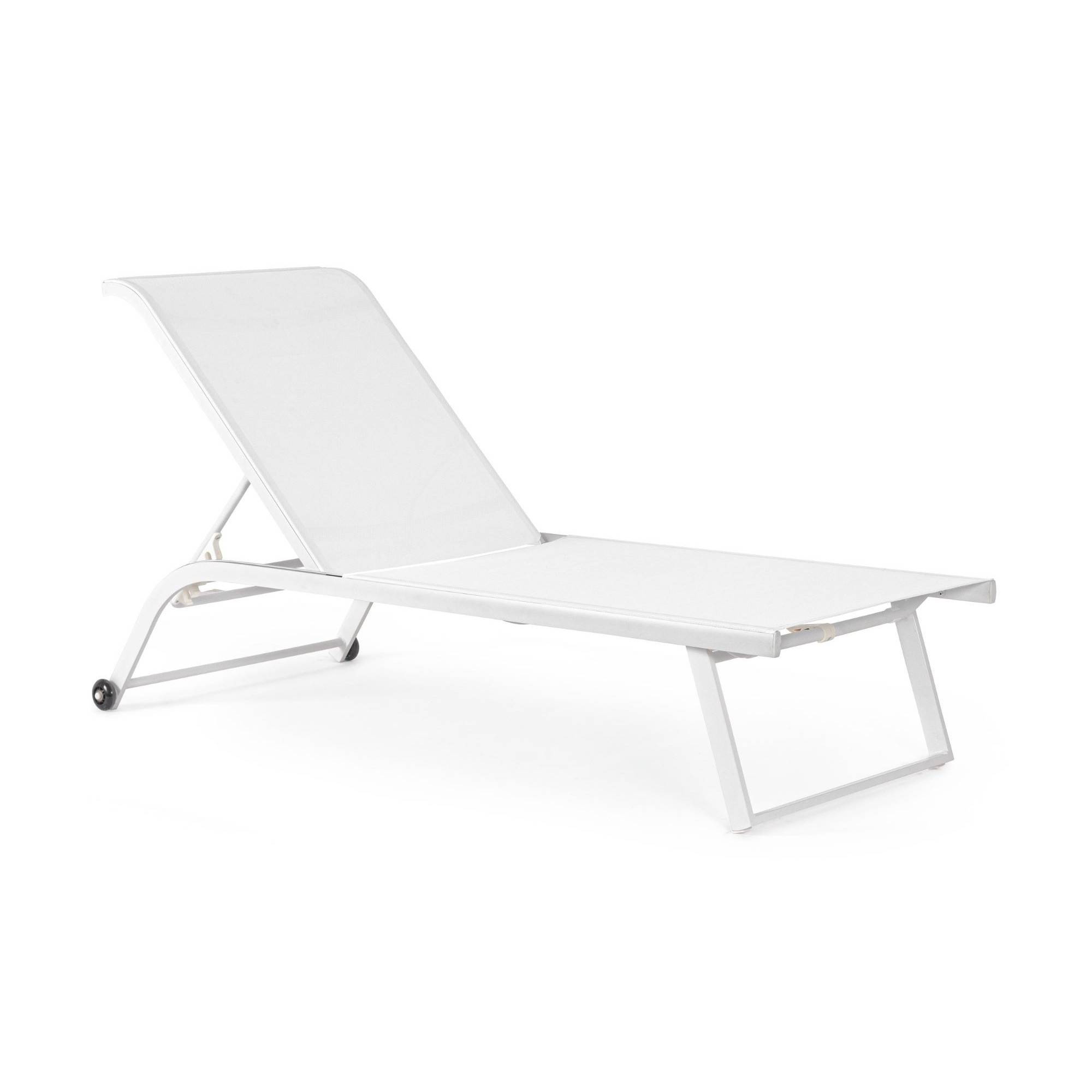 Autre - Bains de soleil inclinables en aluminium et tissu (lot de 2) - CABOURG - Imagen 2