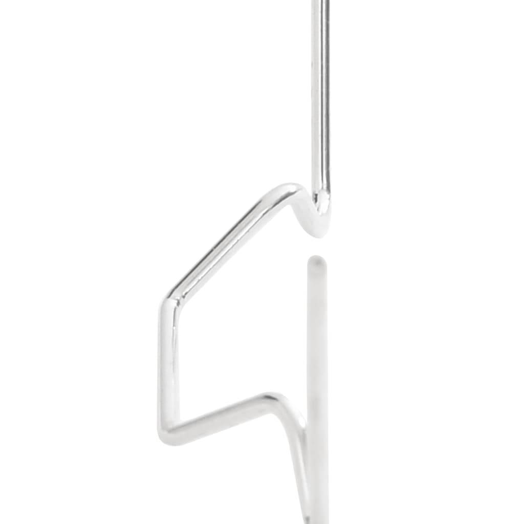 Vidaxl - Clips pour serre 100 pcs type W acier galvanisé vidaXL 4009385 - Image 4