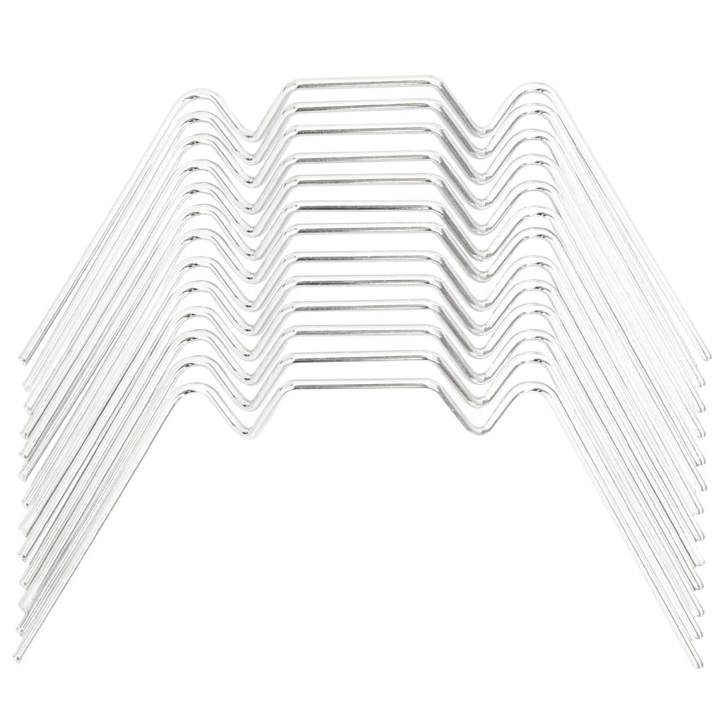Vidaxl - Clips pour serre 100 pcs type W acier galvanisé vidaXL 4009385 - Image 6