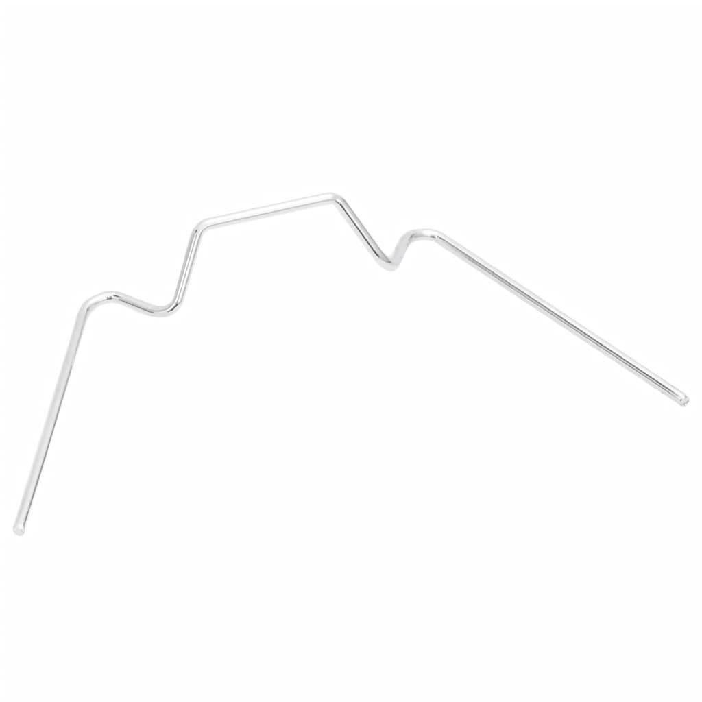 Vidaxl - Clips pour serre 100 pcs type W acier galvanisé vidaXL 4009385 - Image 2