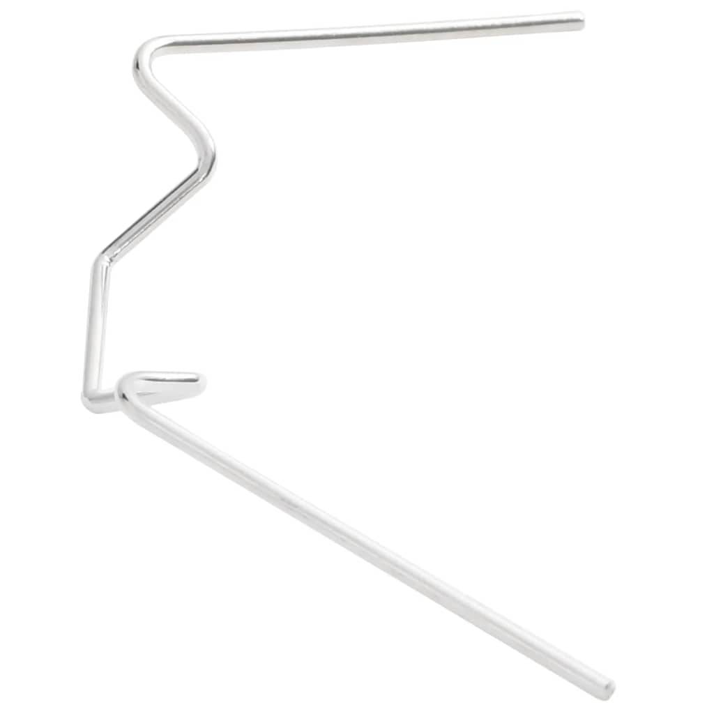 Vidaxl - Clips pour serre 100 pcs type W acier galvanisé vidaXL 4009385 - Image 7