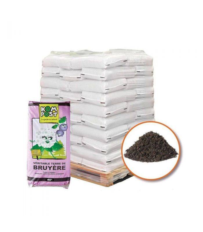 Terreau terre de bruyère forestière 48 sacs 40 litres plantes extérieures - Image 2