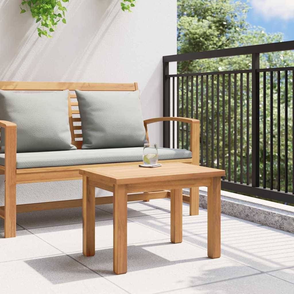 ComfortXL - Table Basse Rectangulaire en Teck Massif 50x35cm, Petite Table d'Appoint de Jardin, Mobilier d'Extérieur Durable – ComfortXL Outdoor Living - Image 4