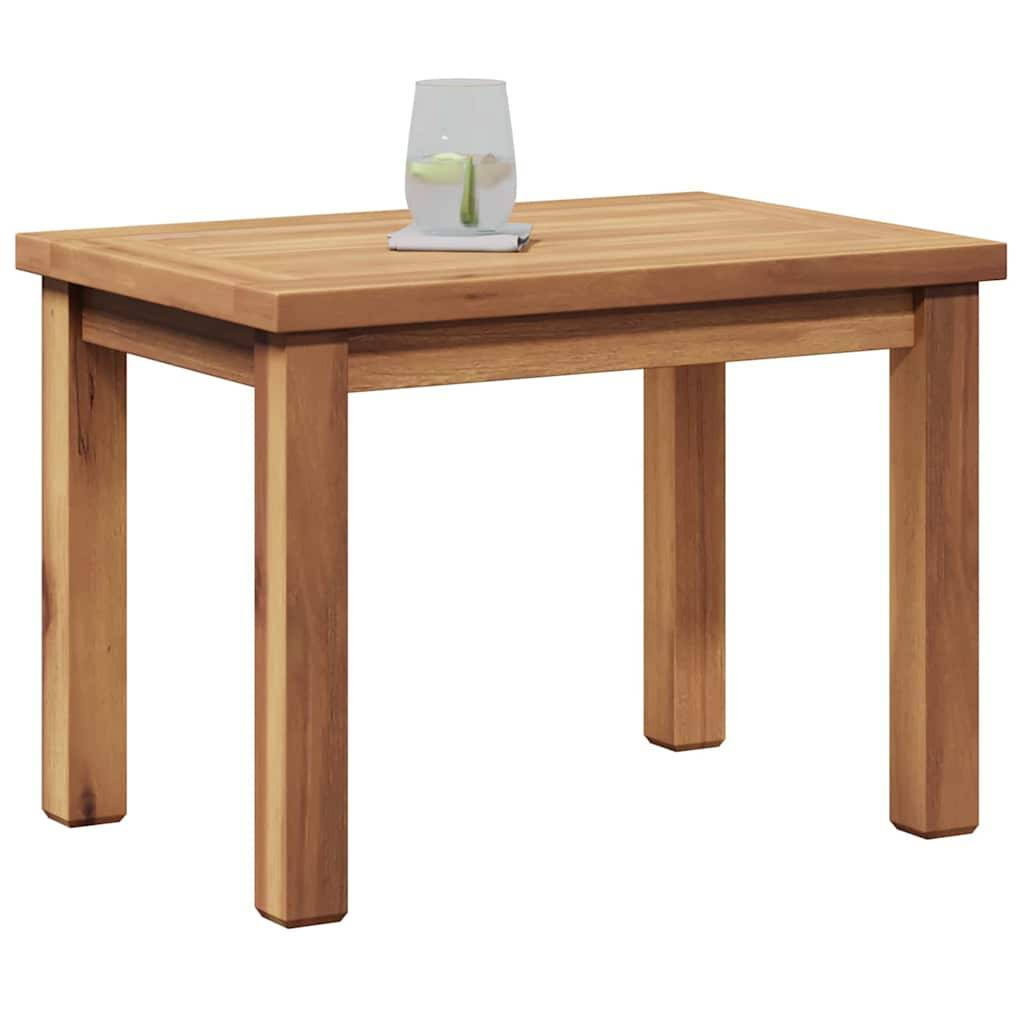 ComfortXL - Table Basse Rectangulaire en Teck Massif 50x35cm, Petite Table d'Appoint de Jardin, Mobilier d'Extérieur Durable – ComfortXL Outdoor Living - Image 3