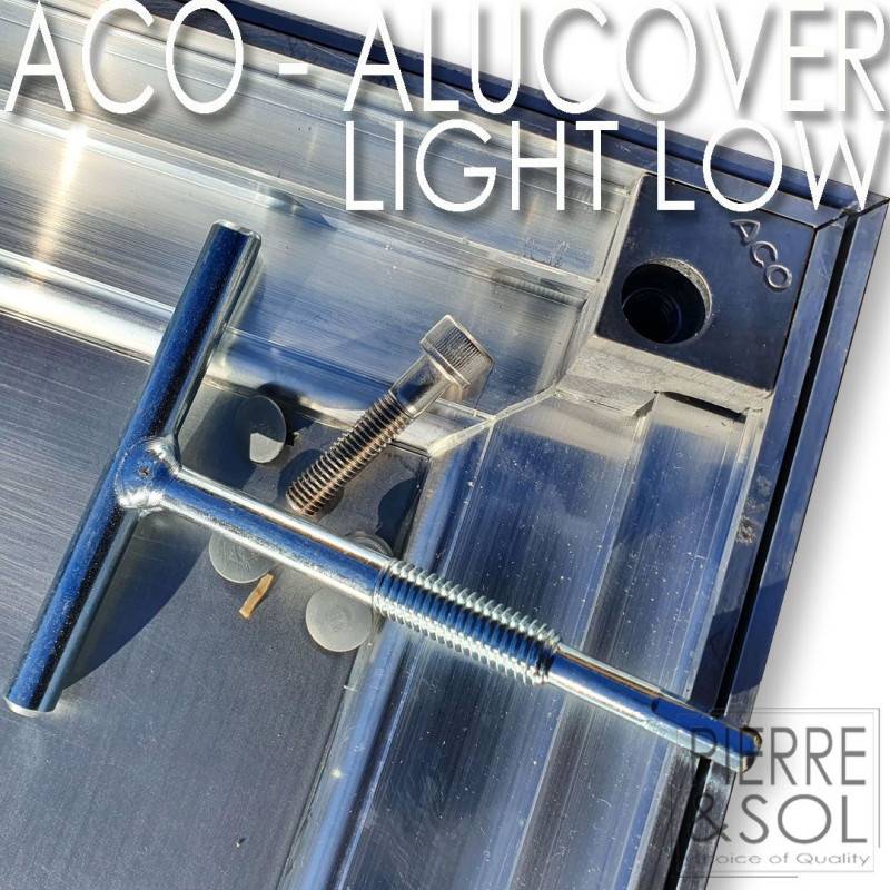 Alucover Light/Light Low - Couvercle à carreler étanche - ACO -   30 x 30 cm 50 mm - Image 5