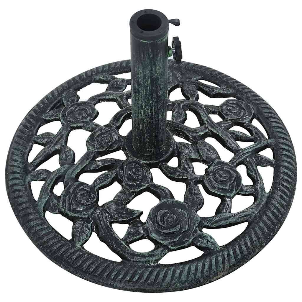 Vidaxl - Socle de parasol Vert 9 kg 40 cm Fonte vidaXL 47863 - Imagen 7