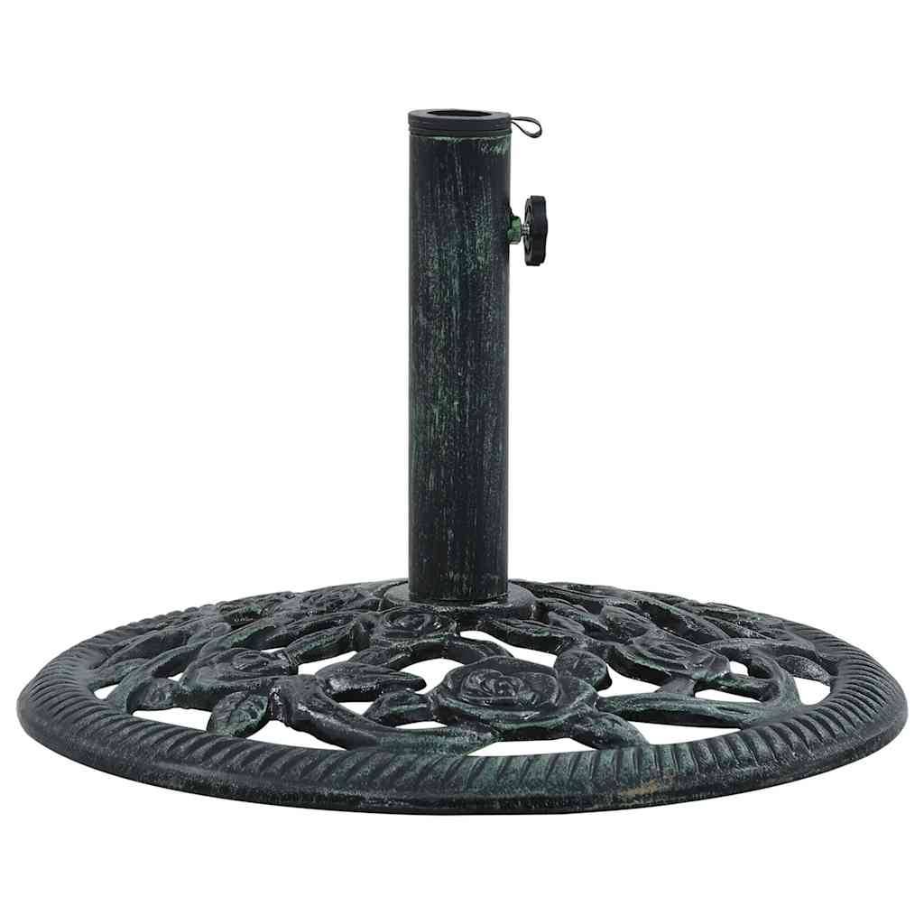 Vidaxl - Socle de parasol Vert 9 kg 40 cm Fonte vidaXL 47863 - Imagen 2