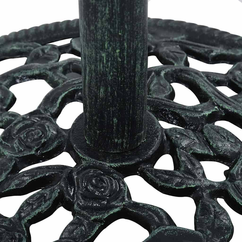 Vidaxl - Socle de parasol Vert 9 kg 40 cm Fonte vidaXL 47863 - Imagen 4