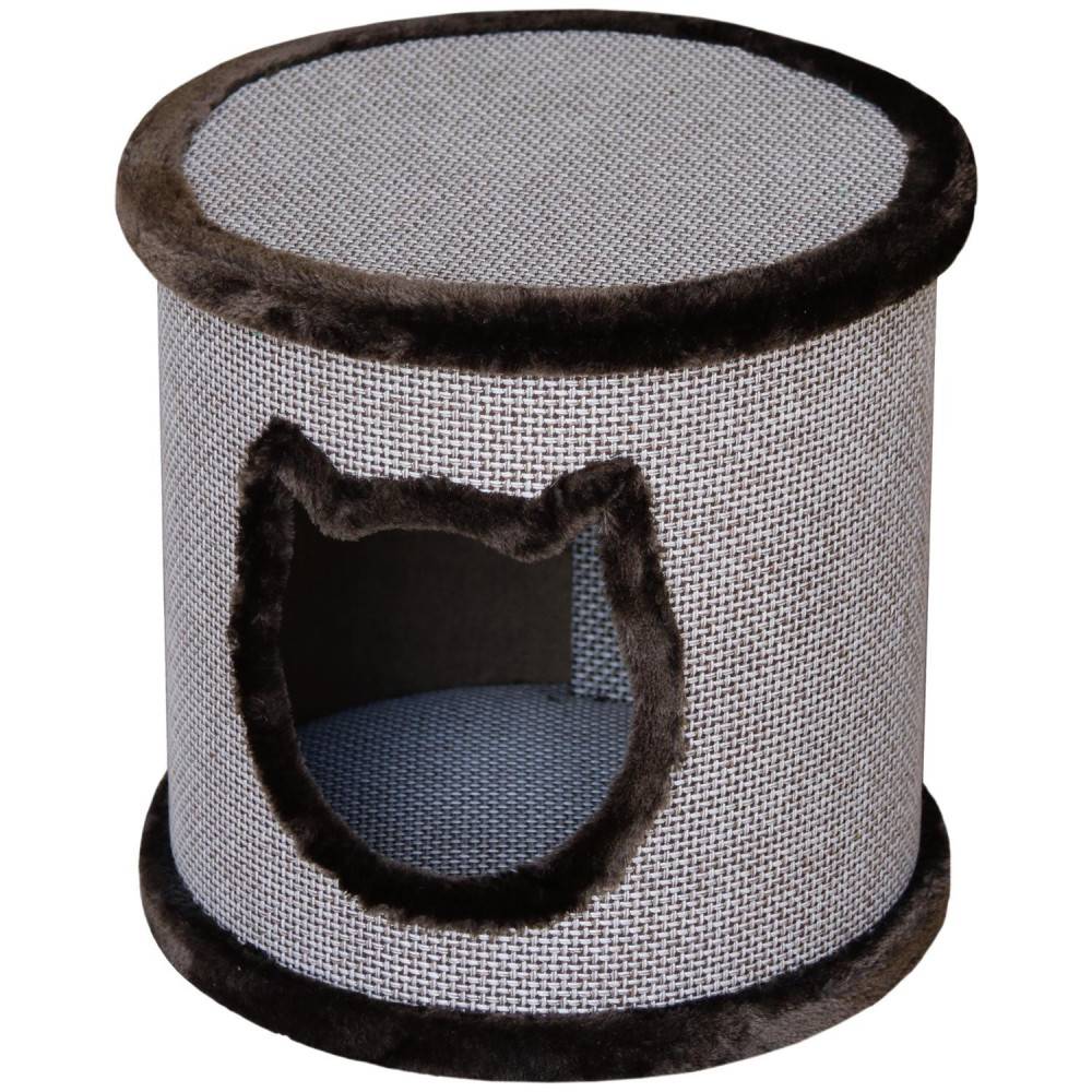 Abri coussin tonneau Omar brun ø 42 x 40 cm pour chat - Imagen 1