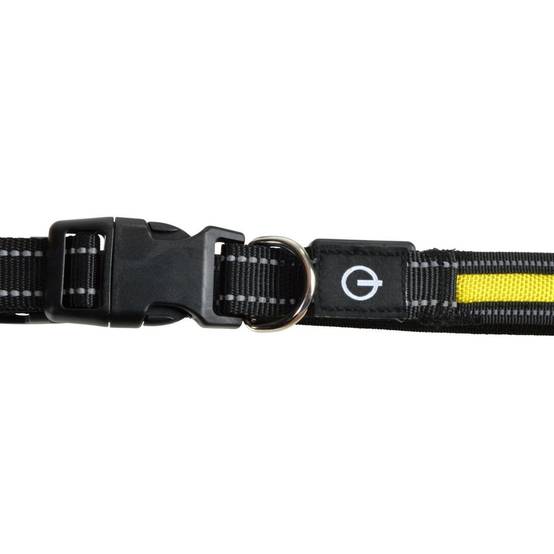 Love Story - Collier Lumineux Pour Chien "LED" 45cm Jaune - Image 3