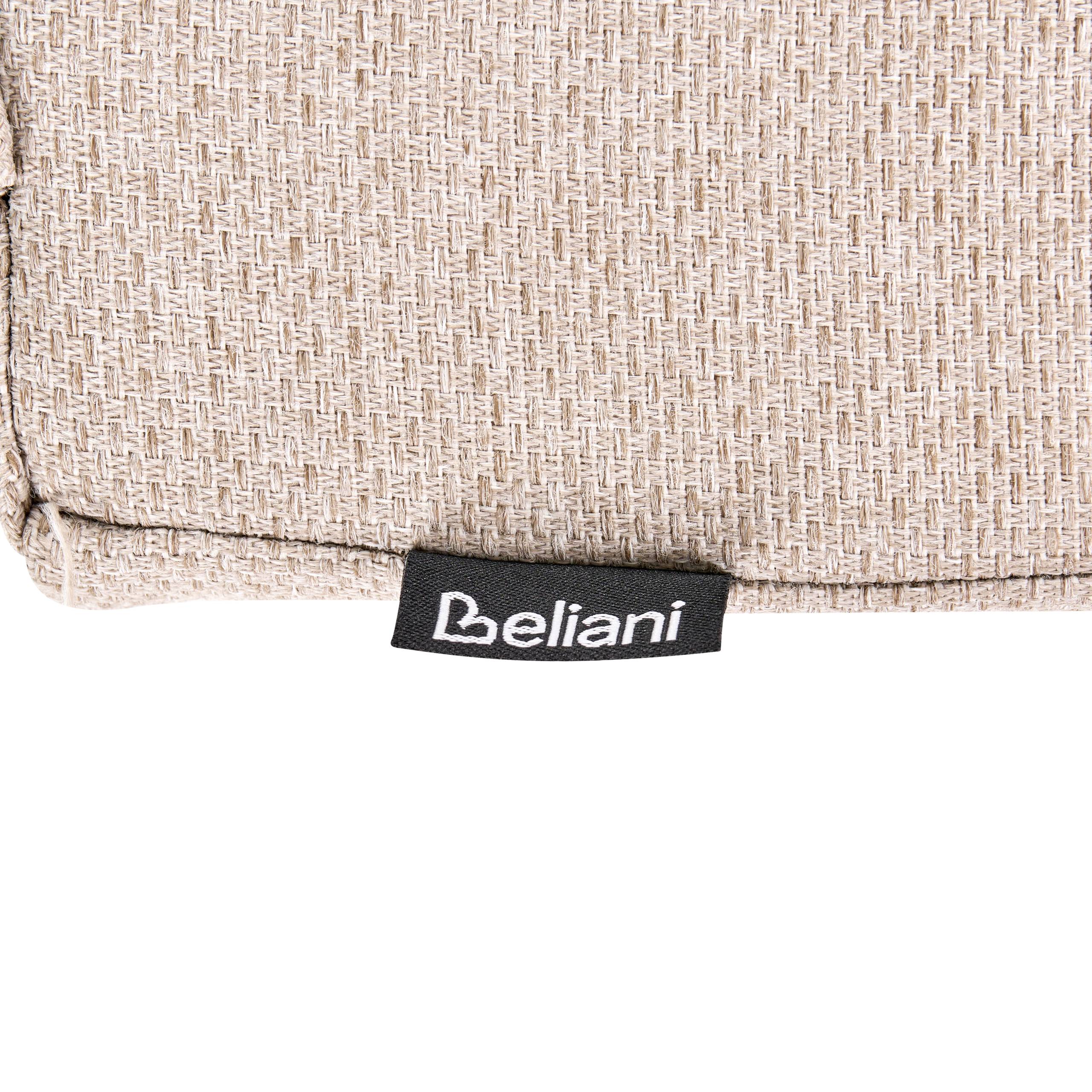 Beliani - Coussin d'assise d'extérieur Oléfine Beige MONSANO - 168x35x5- Beliani - Image 9