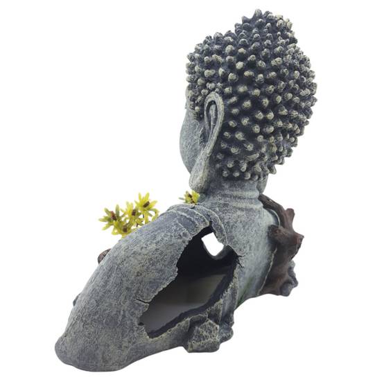 Statue bouddha 18 cm, hauteur 19 cm, décoration aquarium - Image 3