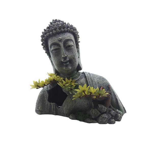 Statue bouddha 18 cm, hauteur 19 cm, décoration aquarium - Image 7