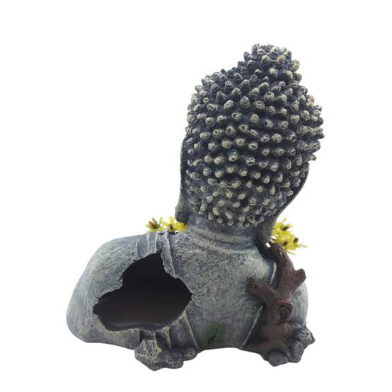 Statue bouddha 18 cm, hauteur 19 cm, décoration aquarium - Image 4