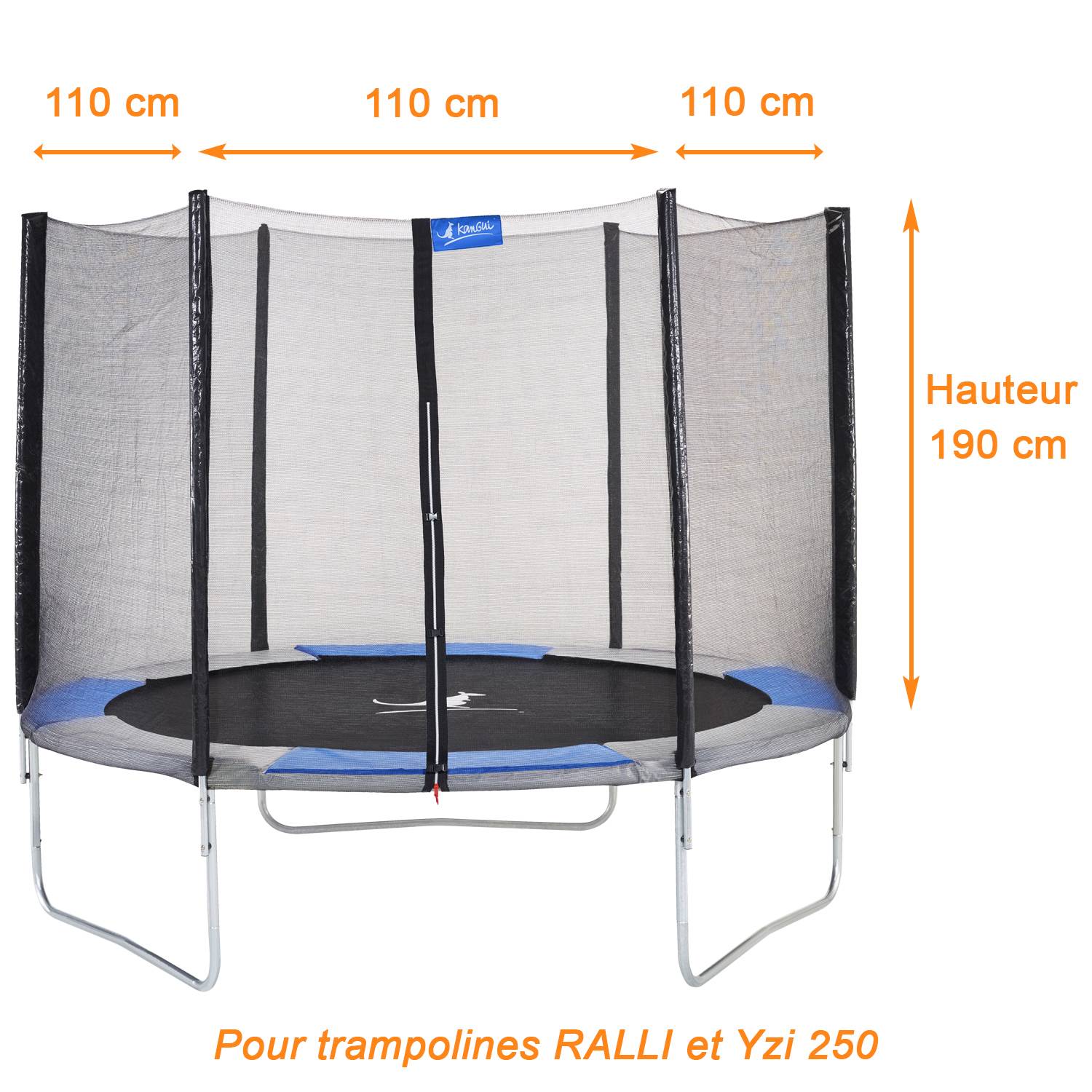 Kangui - Filet de sécurité Ø 250cm trampoline Kangui - Imagen 4