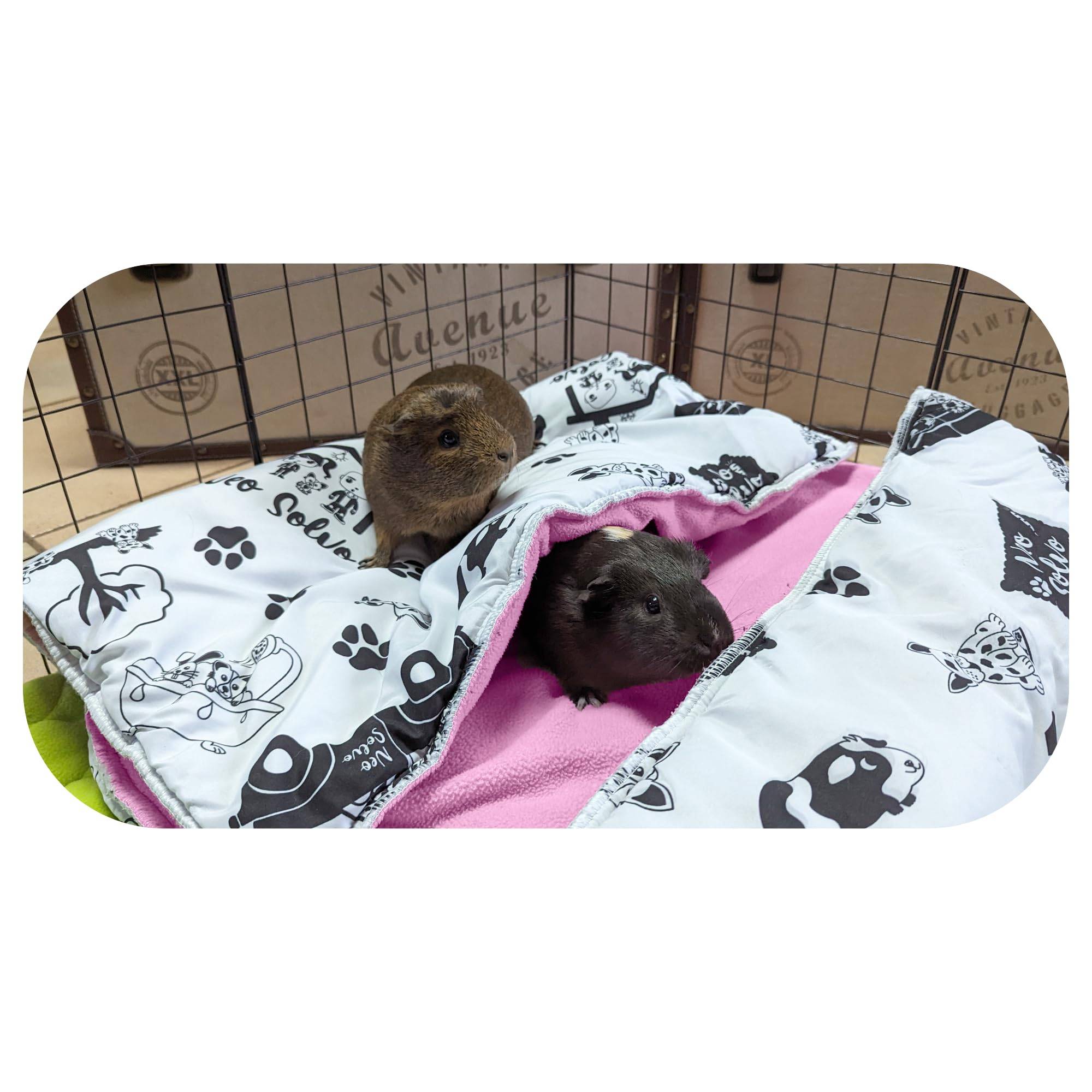 Tapis pour Cochon d'inde et Lapin en Polaire - 60 x 50 cm - Polaire Absorbant, Lavable en Machine, Economique et Ecologique - Neo Solvo - Image 2